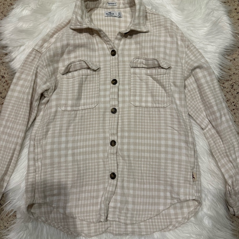 Hollister Women’s Plaid Button-Down Shirt